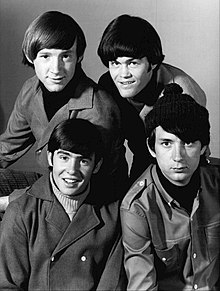 The Monkees in 1966. Clockwise from top left: Peter Tork, Micky Dolenz, Michael Nesmith, Davy Jones