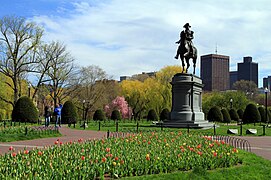 Statue of George Washington in Public Garden