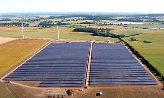 The community-owned Westmill Solar Park in South East England