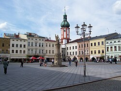 Svobody Square in Místek