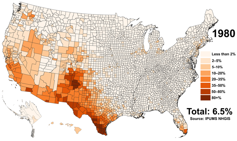 File:Hispanic Americans 1980 County.png