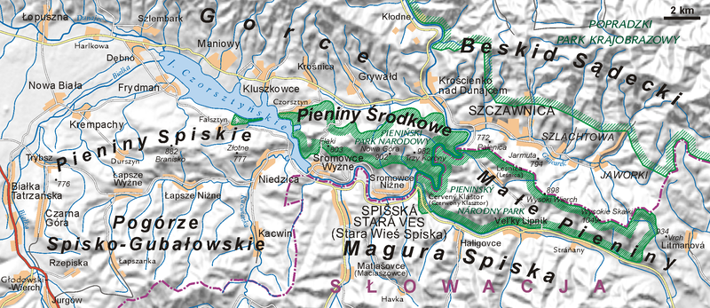 Archivo:Pieniny-map2.png