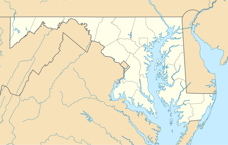 Файл:USA Maryland location map.svg