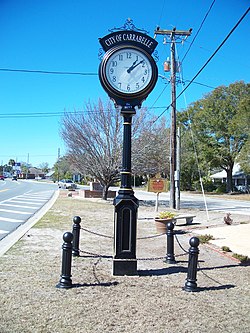 Carrabelle clock.