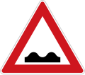 Uneven road