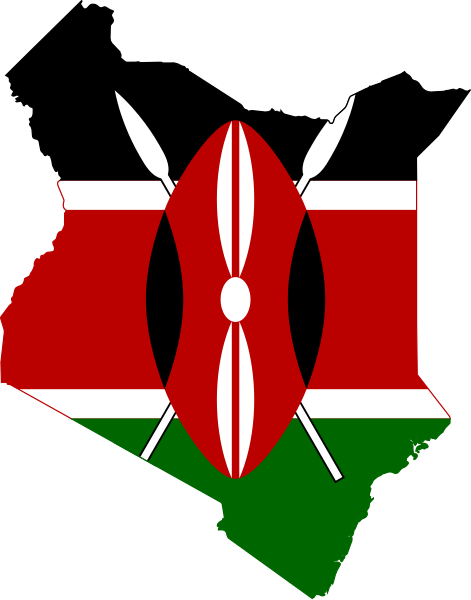 File:Flag map of Kenya.svg