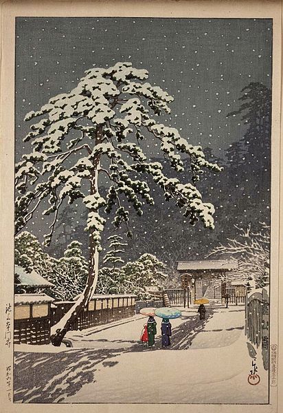 Файл:KawaseHasui, Ikegami Honmonji.jpg