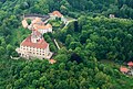 Aerial view of the castle