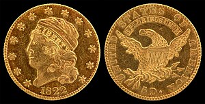 Obverse and reverse of a half eagle