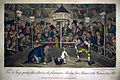 Jacco Macacco at the Westminster-Pit Copperplate engraving, circa 1820.