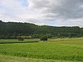 View of the maar from the village