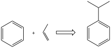 Propylene+C6H6.svg