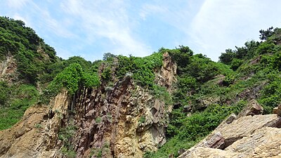 Abrasion cliff