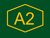 A2 highway logo