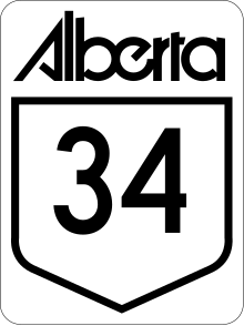 Alberta Highway 34 (1970s).svg