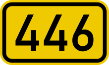 Bundesstraße 446 number.svg