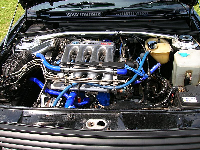 File:Golf II 16V engine.jpg