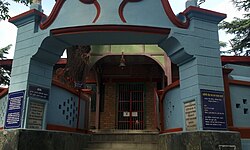 Kamna Devi Temple from its main gate