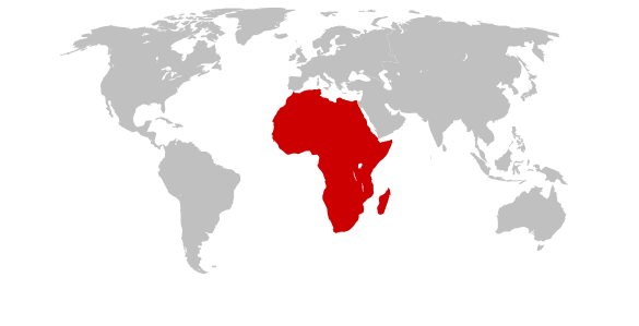 Archivo:Location of Africa.svg