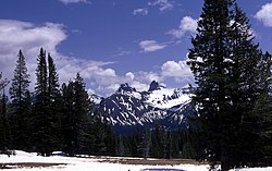 Pilot and Index peaks in the Absaroka Mountains