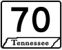 State Route 70 marker