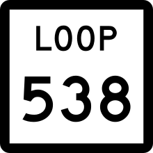 Texas Loop 538.svg