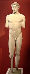 Note that there is only a slight weight shift in the Kritios Boy; thus, it is a contrapposto.