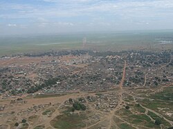 Aerial photo of Aweil (2007).