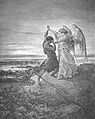 Jacob Wrestles the Angel (Gustave Doré, 1855)