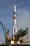 Запуск российского космического корабля Союз ТМА-3