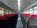 A half internal view of a First Great Western refurbished Class 143