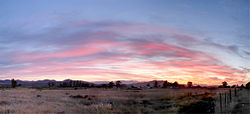 Sunset over Ashton