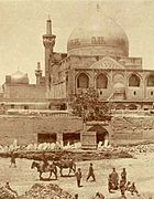 An old photo of Goharshad Mosque