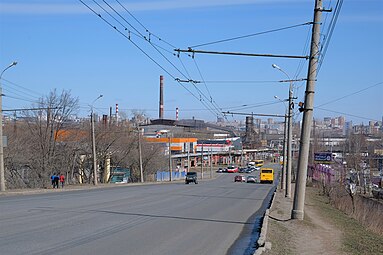 Вид на промплощадку Ижстали