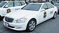 Thai built Mercedes-Benz S600P police car in Bangkok