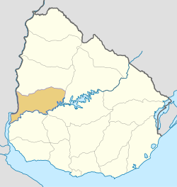 Río Negro Department is located in Uruguay