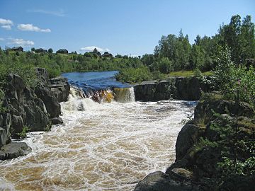 Водопад Воицкий Падун