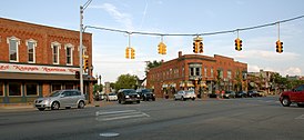 Intersection of Washington and Burdick