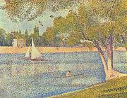 The Seine and la Grande Jatte - Springtime 1888, Royal Museums of Fine Arts of Belgium