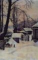 Backyard in Winter, 1886