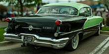 1956 Oldsmobile Super 88 in Lime and Black and two tone