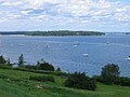 Eastern Promenade Park, overlooking Casco Bay