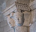 Carved heads thought for a long time to represent Eleanor and Henry, but now thought to be anonymous figures