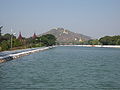 Mandalay Hill from Mingun across the Irrawaddy]]