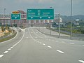 Newer expressways are relatively empty, such as Kajang Dispersial Link Expressway near Bandar Sungai Long, Kajang, Selangor.