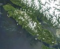 Mountain ranges on Vancouver Island lacking geographic coordinates