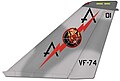 VF-74 F-14 tail markings