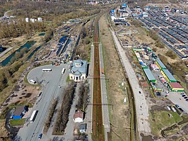 Общий вид в сторону ст. Лигово