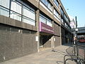 Tower Hill building entrance on Minories Road.