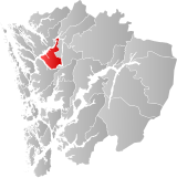 Osterøy within Hordaland